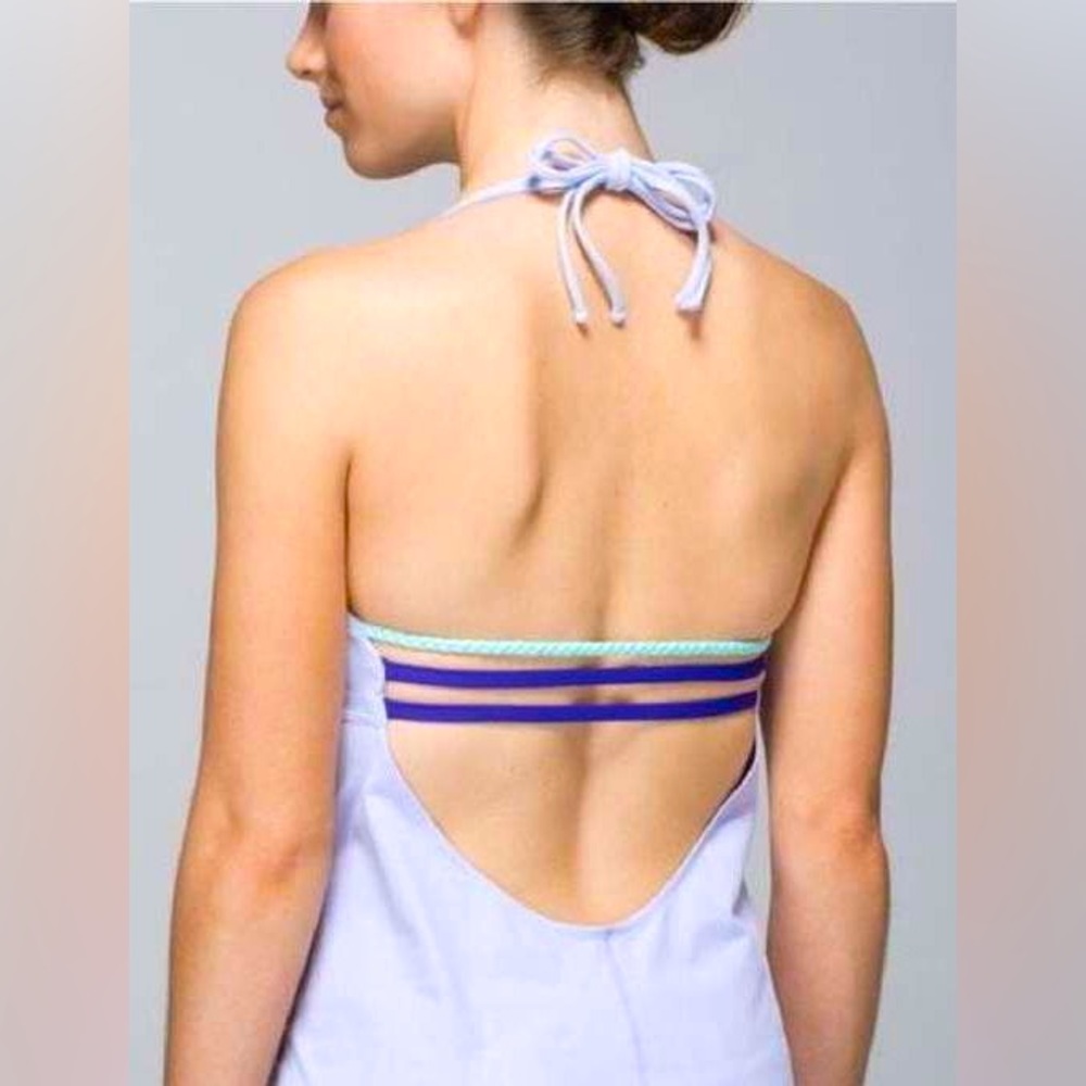 Lululemon Wandering Yogi Lavender Halter Tank